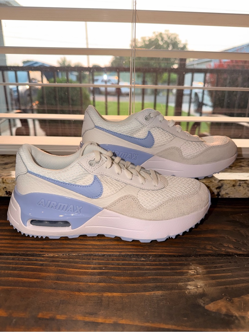 Nike Air Max Kids Sneakers — Light Blue / White